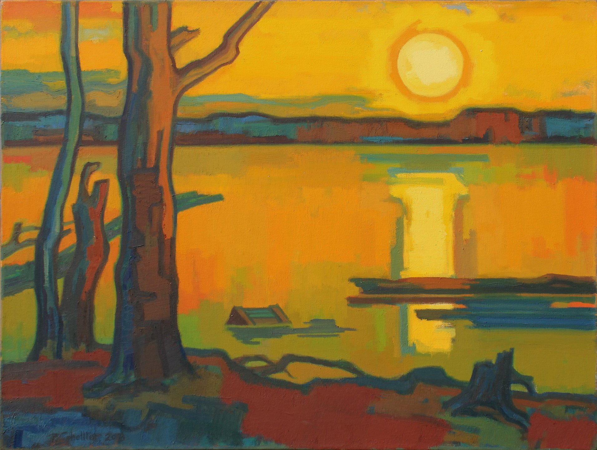 Schettler_Setting_Sun_36x47