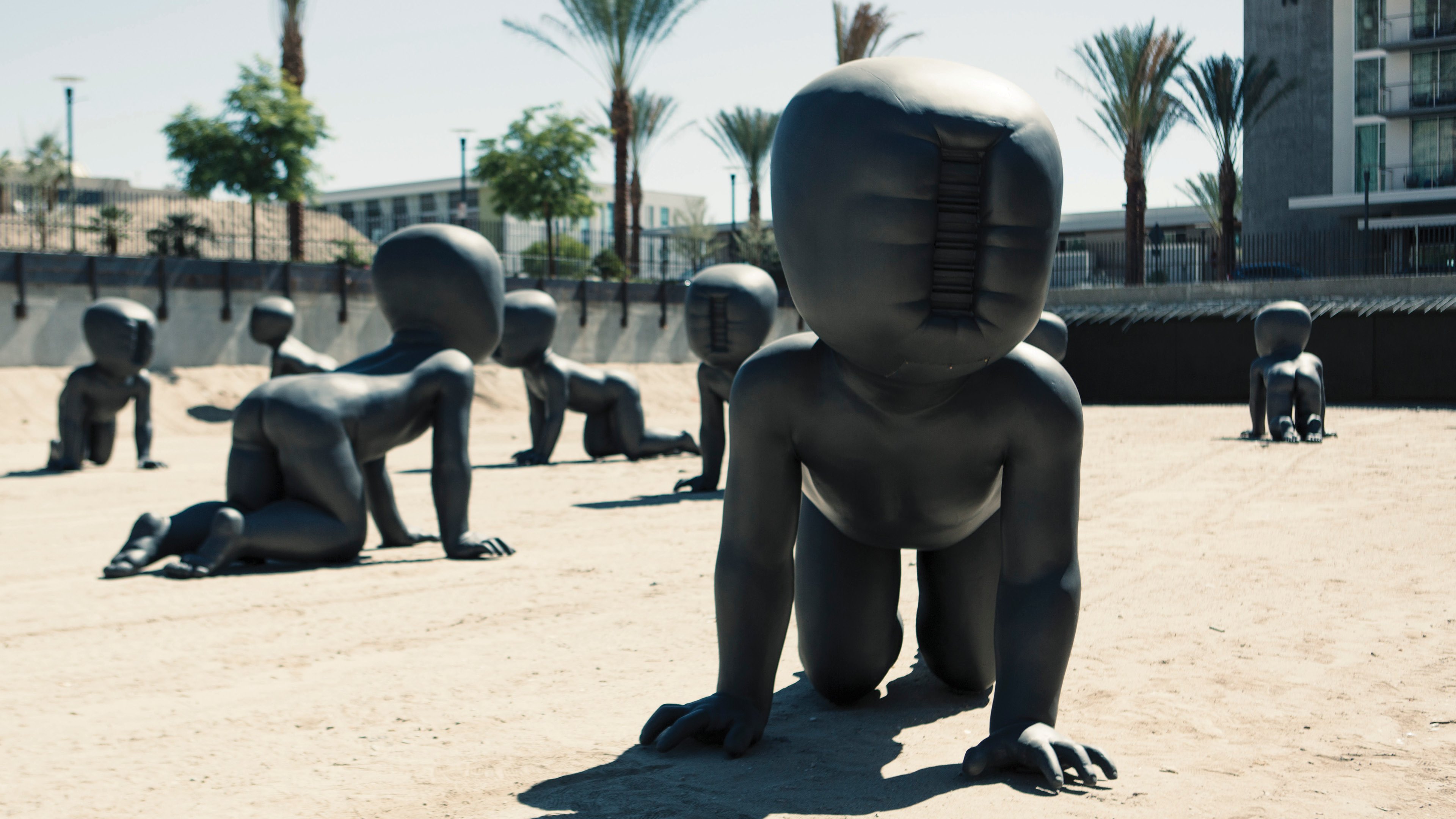 Controversial ‘Palm Springs Babies’ art exhibit will be removed after nearly 5 years